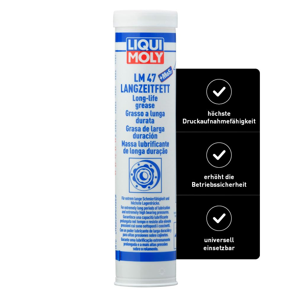 LIQUI MOLY LM 47 Langzeitfett + MoS2 | 400 g | Lithium Fett | Art.-Nr.: 3520 von Liqui Moly