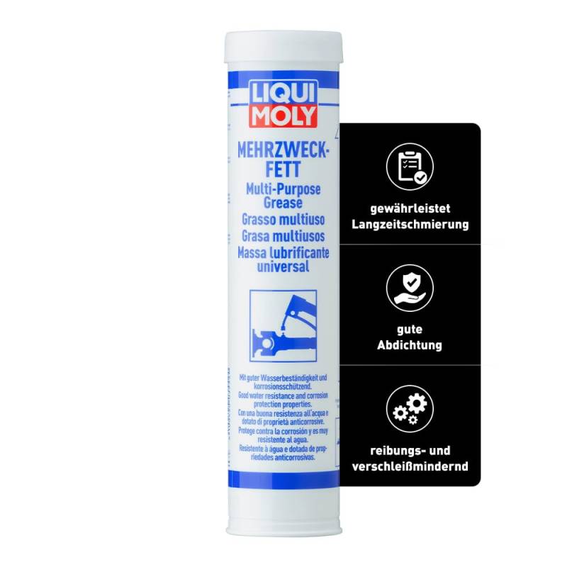 LIQUI MOLY Mehrzweckfett | 400 g | Lithium Fett | Art.-Nr.: 3552, farblos von Liqui Moly