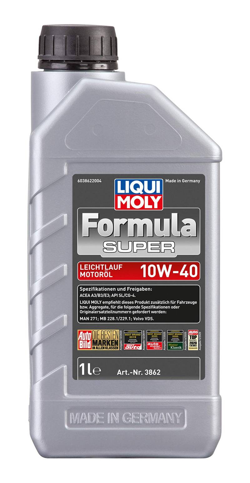 LIQUI MOLY Formula Super 10W-40 | 1 L | mineralisches Motoröl | Art.-Nr.: 3862 von Liqui Moly