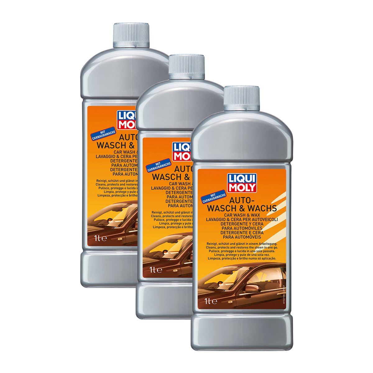 Liqui Moly 3X 1542 Auto-Wasch & Wachs Pflege Reinigung 1L von Liqui Moly