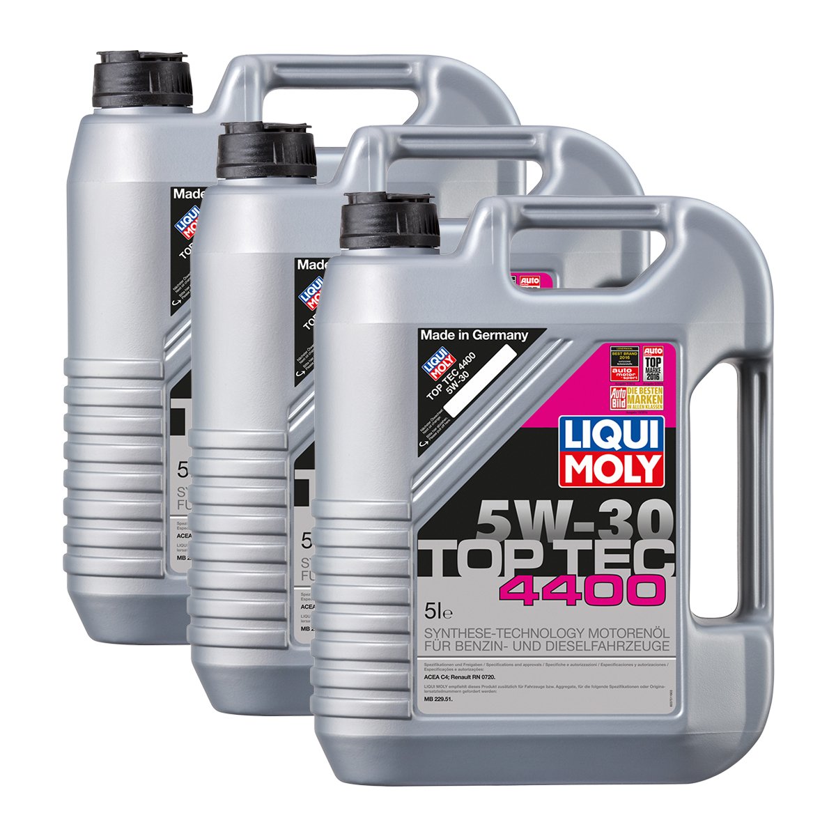 Liqui Moly 3X 3751 Top Tec 4400 5W-30 Motoröl von Liqui Moly