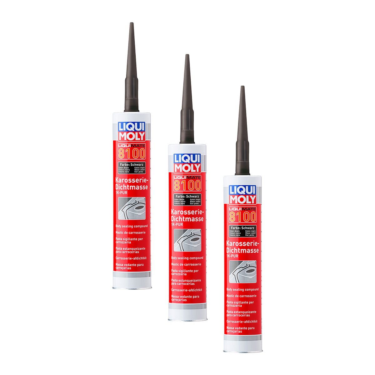 Liqui Moly 3X 6146 Liquimate 8100 1K-PUR Schwarz Dichstoff 300ml von Liqui Moly