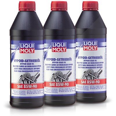 Liqui Moly 3x 1 L Hypoid-Getriebeöl (GL5) SAE 85W-90 von Liqui Moly