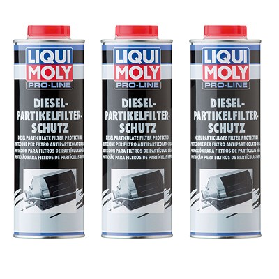 Liqui Moly 3x 1 L Pro-Line Diesel Partikelfilter Schutz [Hersteller-Nr. 5123] von Liqui Moly