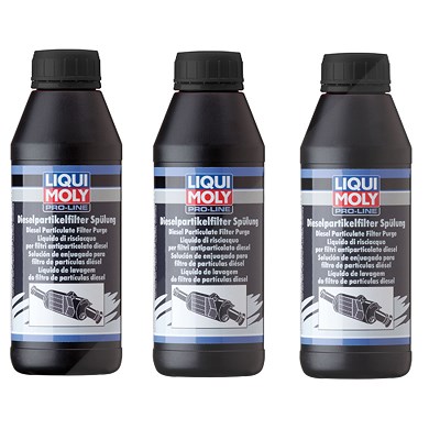 Liqui Moly 3x 500ml Pro-Line Dieselpartikelfilter-Spülung [Hersteller-Nr. 5171] von Liqui Moly