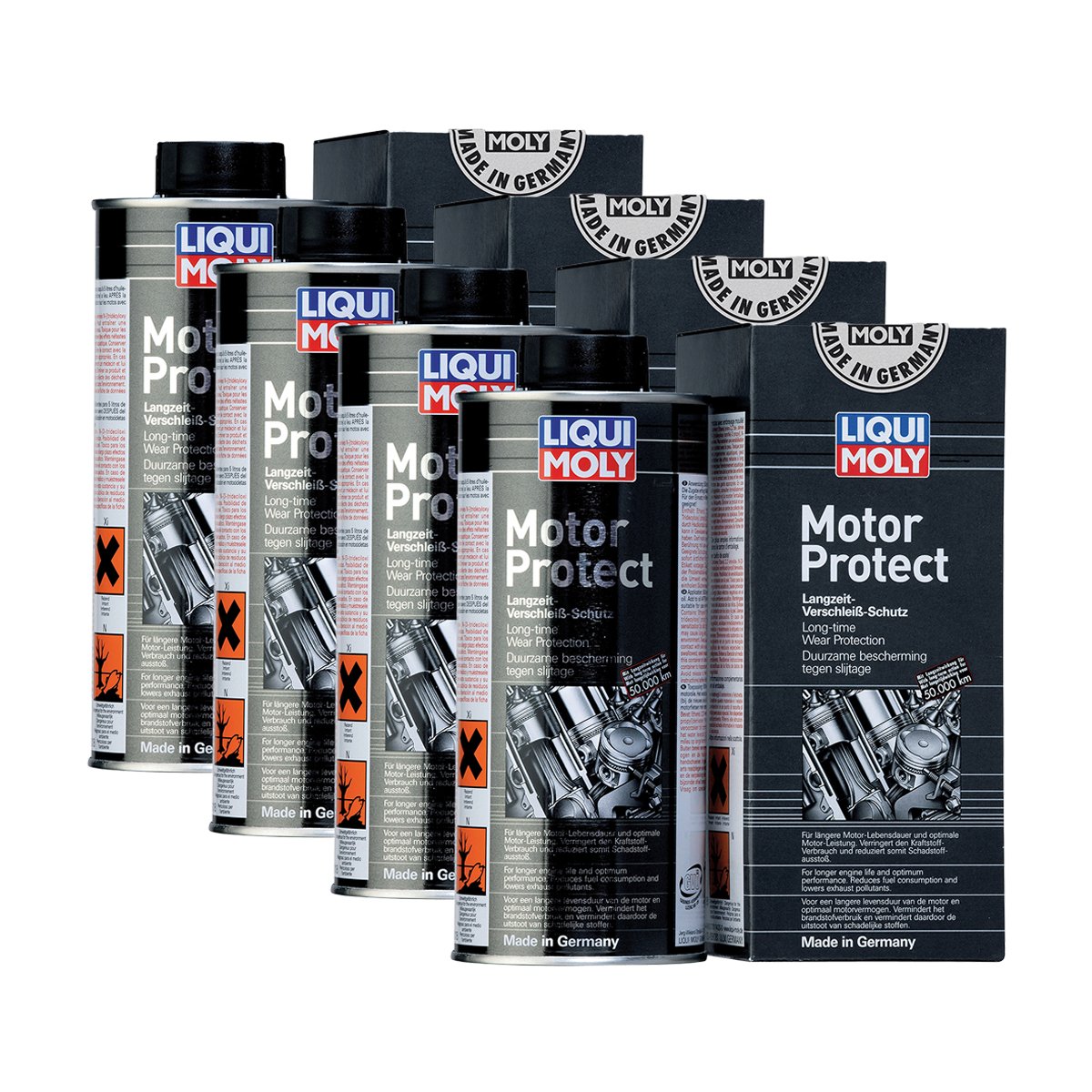 Liqui Moly 4X 1018 Motor Protect Langzeit-Motorschutz 500ml von Liqui Moly