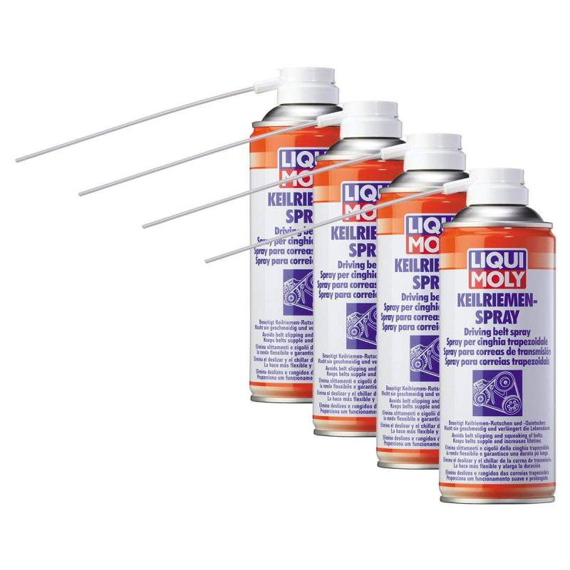 Liqui Moly 4X 4085 Keilriemen-Spray Motorpflege 400ml von Liqui Moly