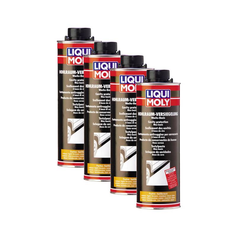 Liqui Moly 4X 6108 Hohlraum-Versiegelung Hellbraun 1L von Liqui Moly