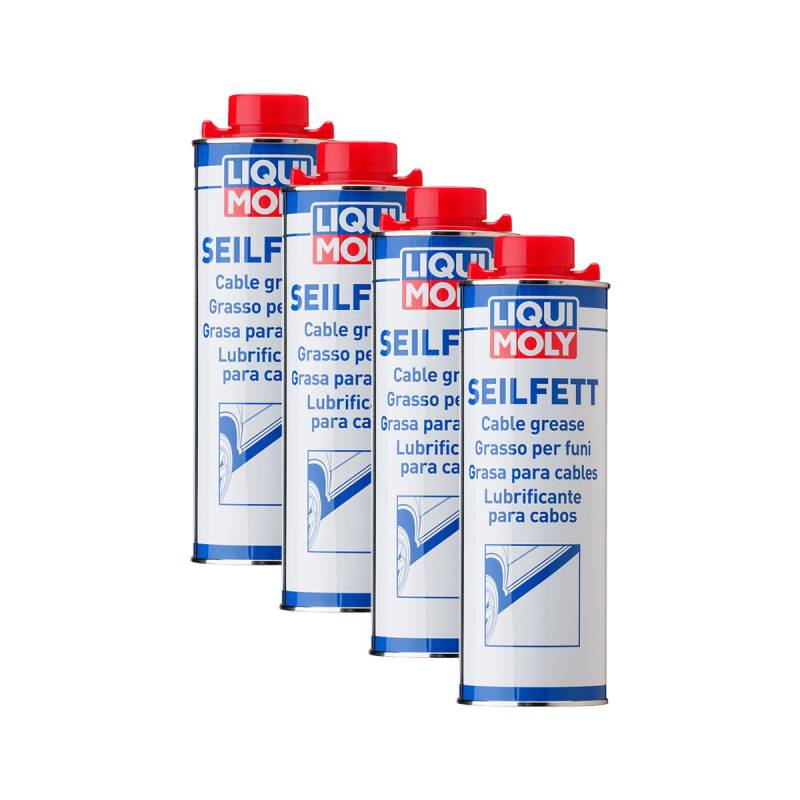 Liqui Moly 4X 6173 Seilfett Schmiermittel Dose Blech 1L von Liqui Moly