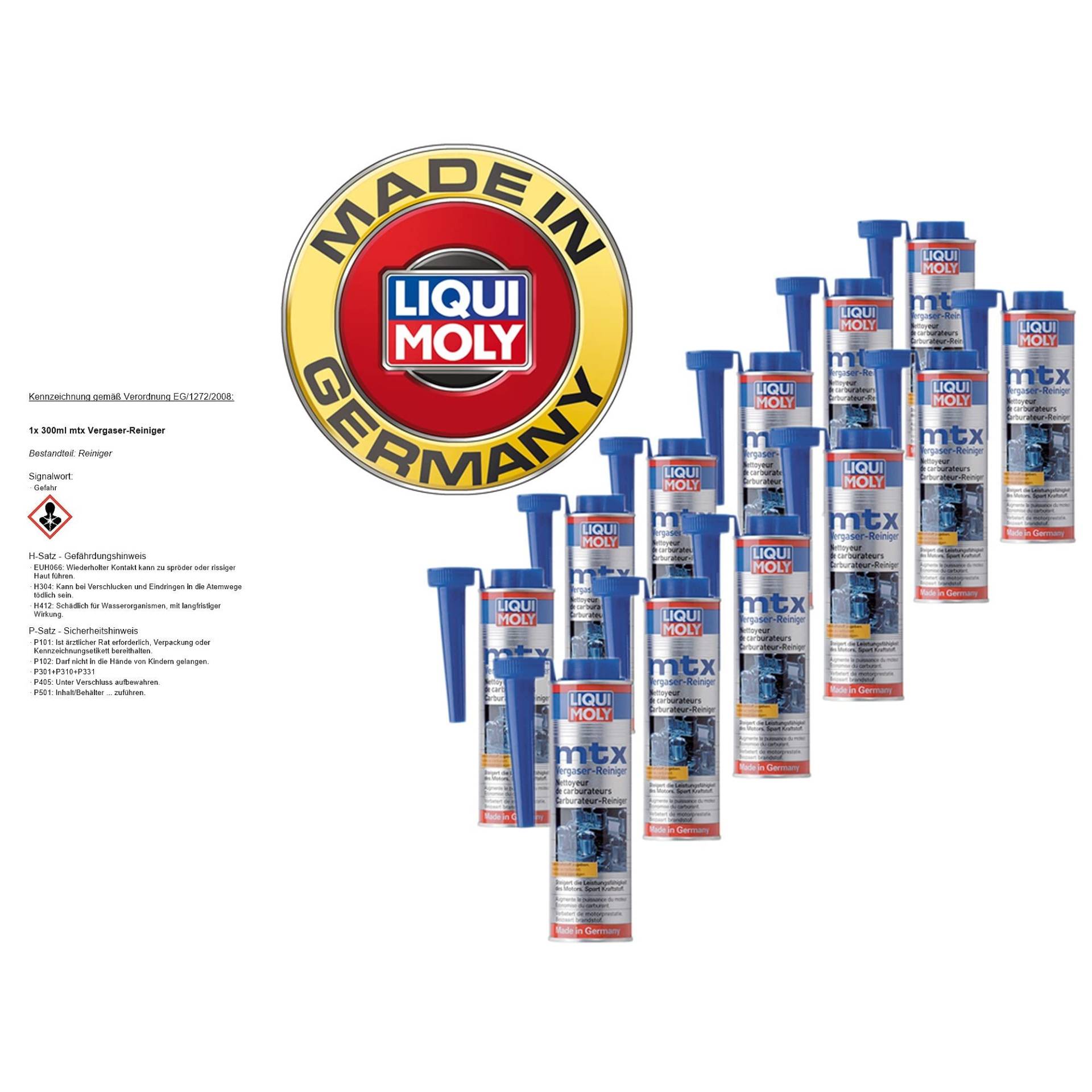 Liqui Moly 5100 MTX Vergaser-Reiniger, 12 x 300ml von Liqui Moly