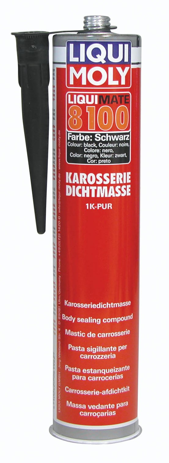 LIQUI MOLY Liquimate 8100 1K-PUR schwarz | 300 ml | Karosserieschutz | Dichtstoff | Unterbodenschutz | Art.-Nr.: 6146, farblos von Liqui Moly