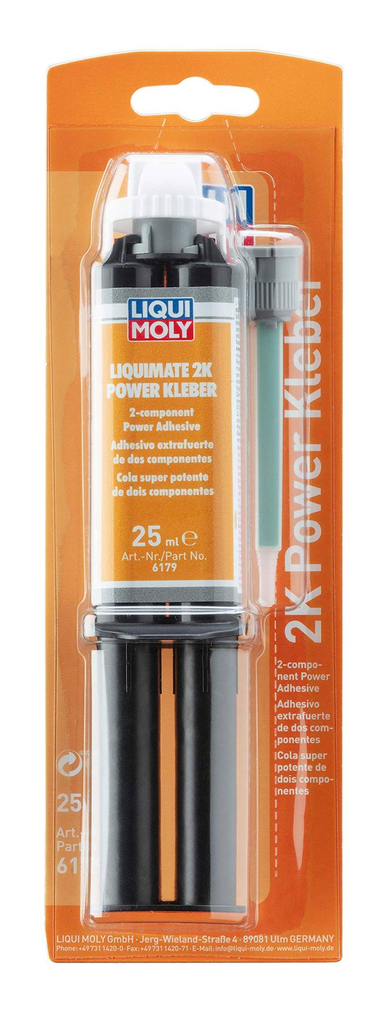 LIQUI MOLY Liquimate 2K Power Kleber | 25 ml | Klebstoff | Art.-Nr.: 6179, farblos von Liqui Moly