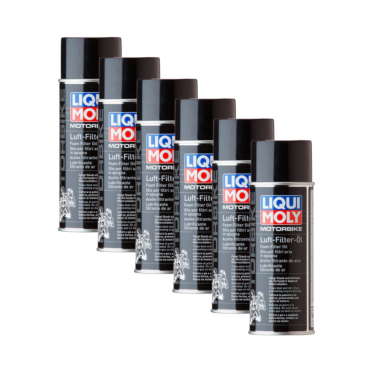 Liqui Moly 6X 1604 Motorbike Luft Filter Öl Spray Luftfilteröl Motorrad 400ml von Liqui Moly