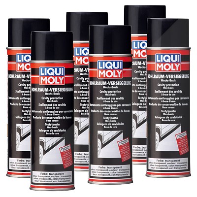 Liqui Moly 6x 500ml Hohlraum-Versiegelung transparent [Hersteller-Nr. 6115] von Liqui Moly