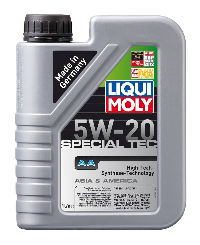 LIQUI MOLY Special Tec AA 5W-20 | 1 L | Synthesetechnologie Motoröl | Art.-Nr.: 7657 von Liqui Moly