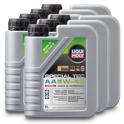 Liqui Moly 7x 1 L Special Tec AA 5W-40 Diesel [Hersteller-Nr. 21330] von Liqui Moly