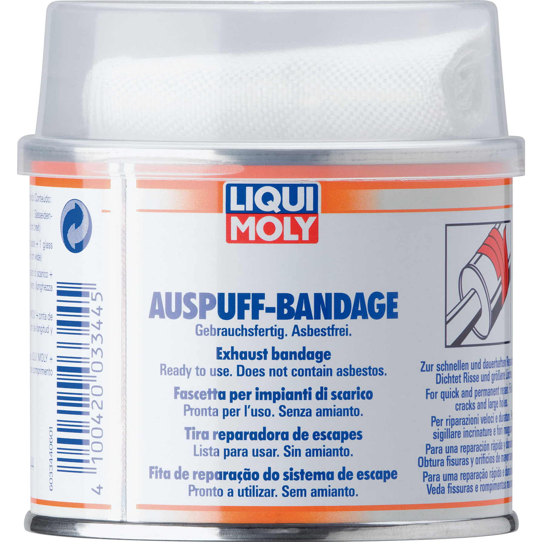 Liqui Moly Auspuff-Bandage mit Paste 3344 100x6cm von Liqui Moly