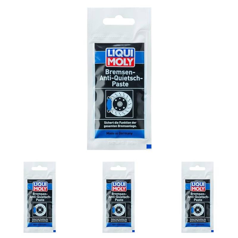 Liqui Moly Bremsen-Anti-Quietsch-Paste | 10 g | Paste | Art.-Nr.: 3078 (Packung mit 4) von Liqui Moly