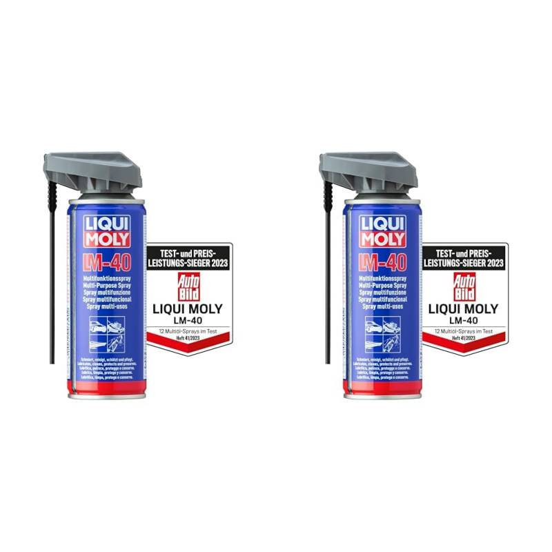 Liqui Moly LM 40 Multifunktionsspray | 200 ml | Korrosionsschutz | Rostlöser | Art.-Nr.: 3390 (Packung mit 2) von Liqui Moly