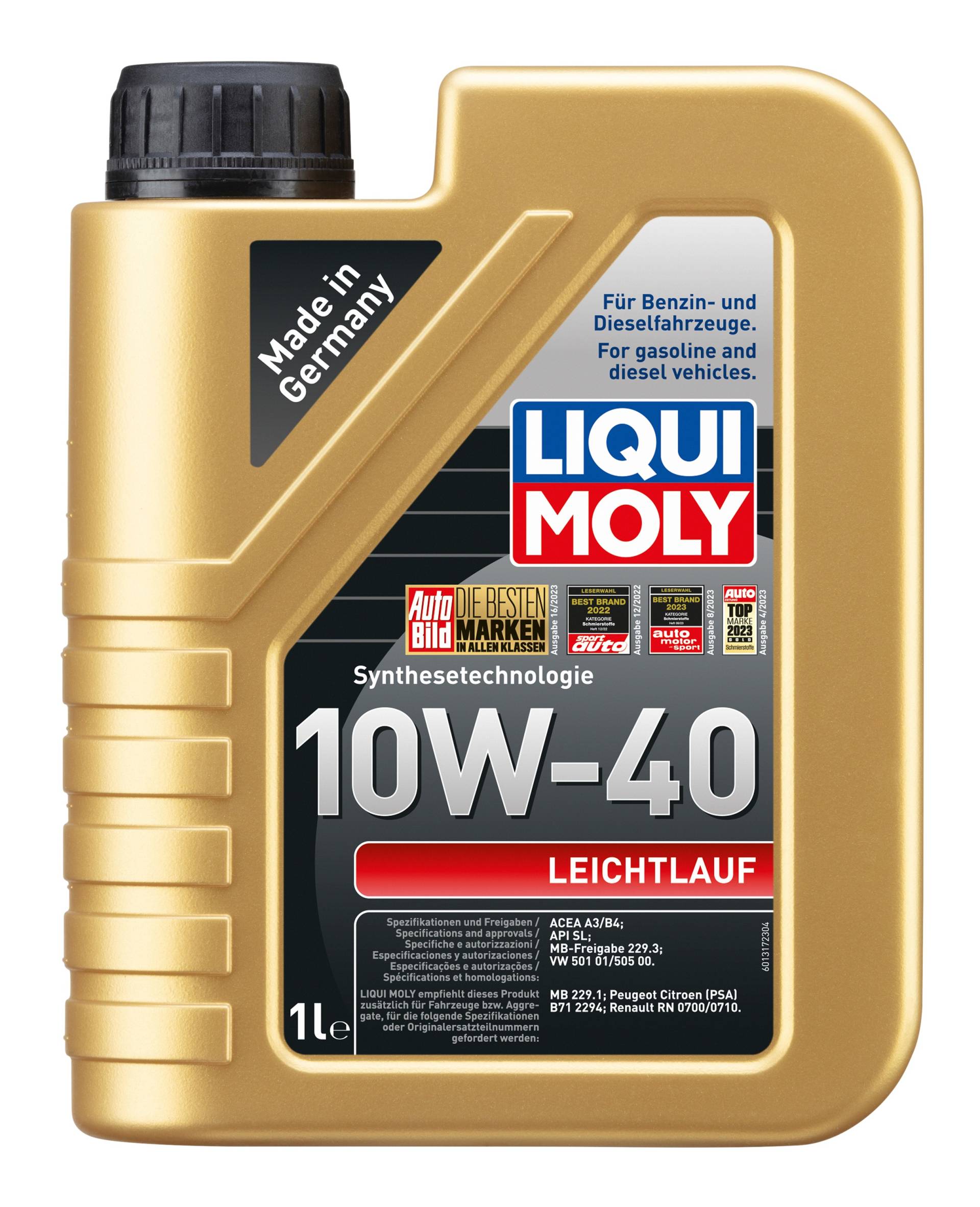 Liqui Moly Leichtlauf 10W-40 Motoröl , 1 Liter von Liqui Moly