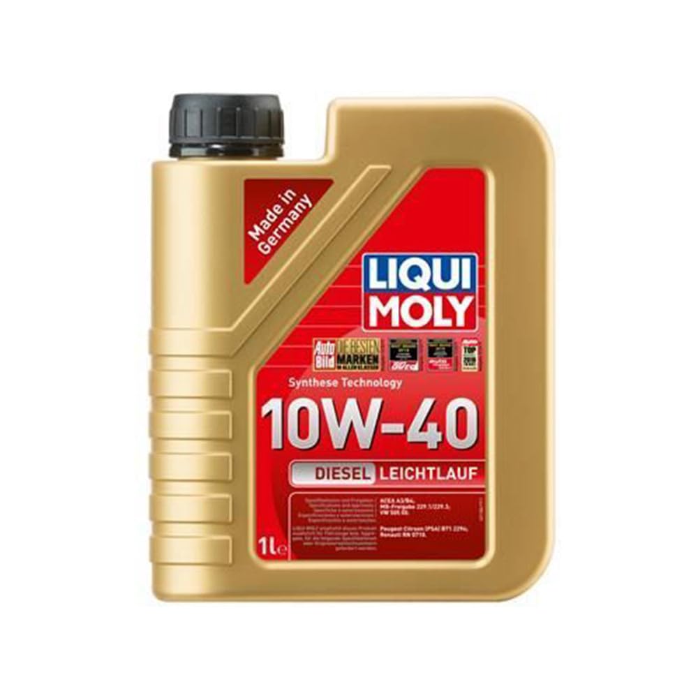 Liqui Moly Motoröl 10W-40 1L Diesel Leichtlauf Acea A3/B4 Motorenöl Schmieröl von Liqui Moly