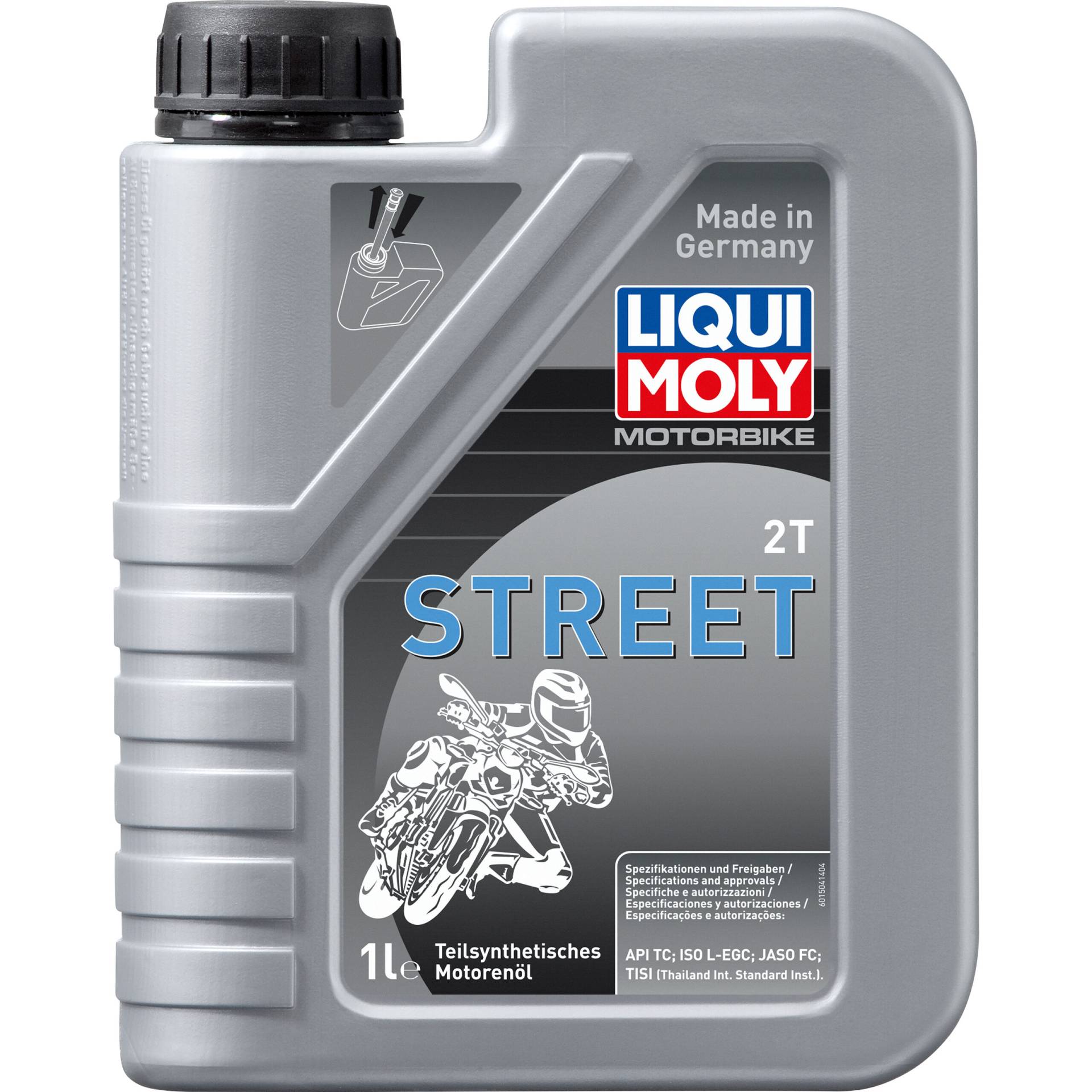 Liqui Moly 2-Takt Öl Motorbike 2T Street Teilsynthetisch 1 Liter von Liqui Moly