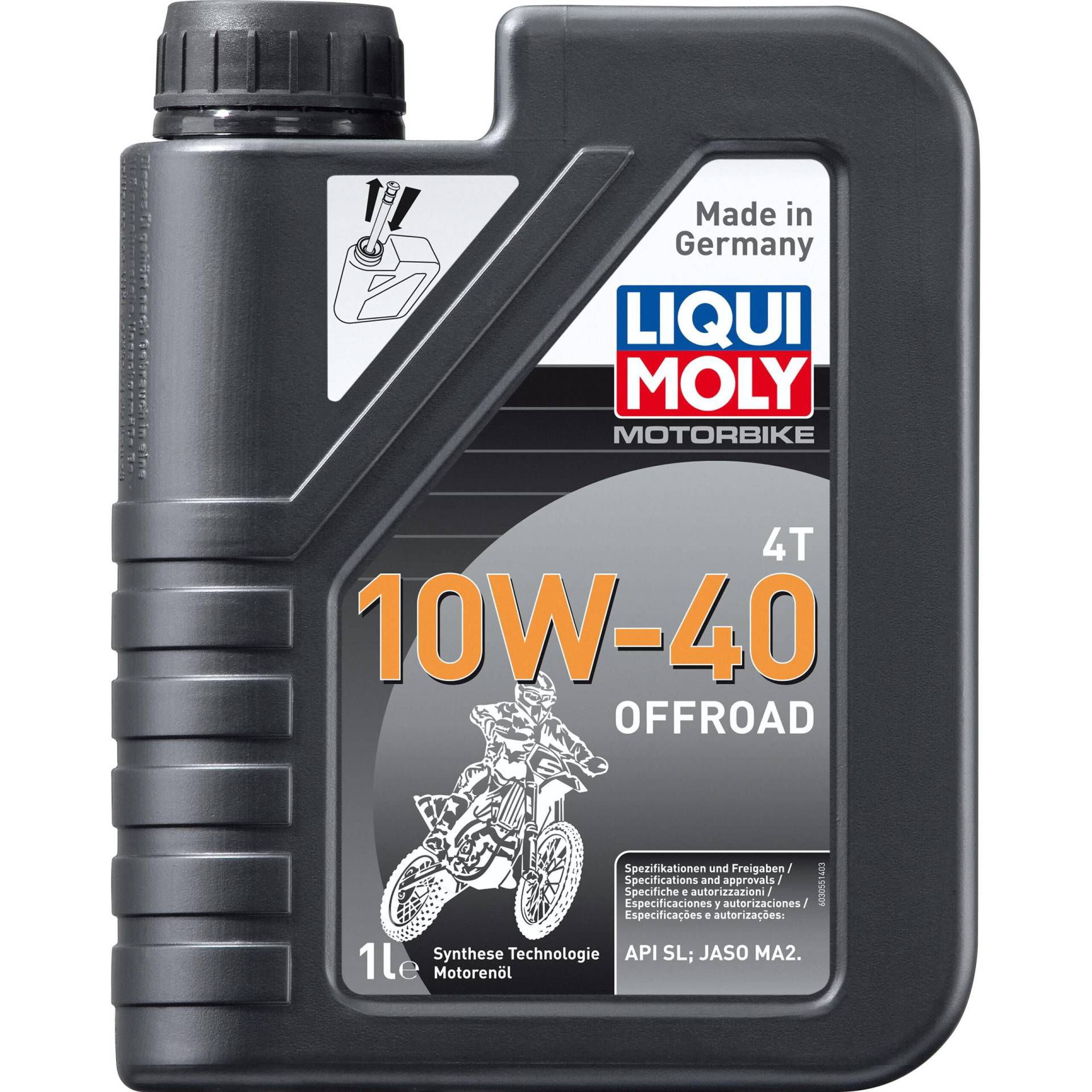 Liqui Moly Motoröl Motorbike 4T 10W-40 Offroad 1 Liter von Liqui Moly