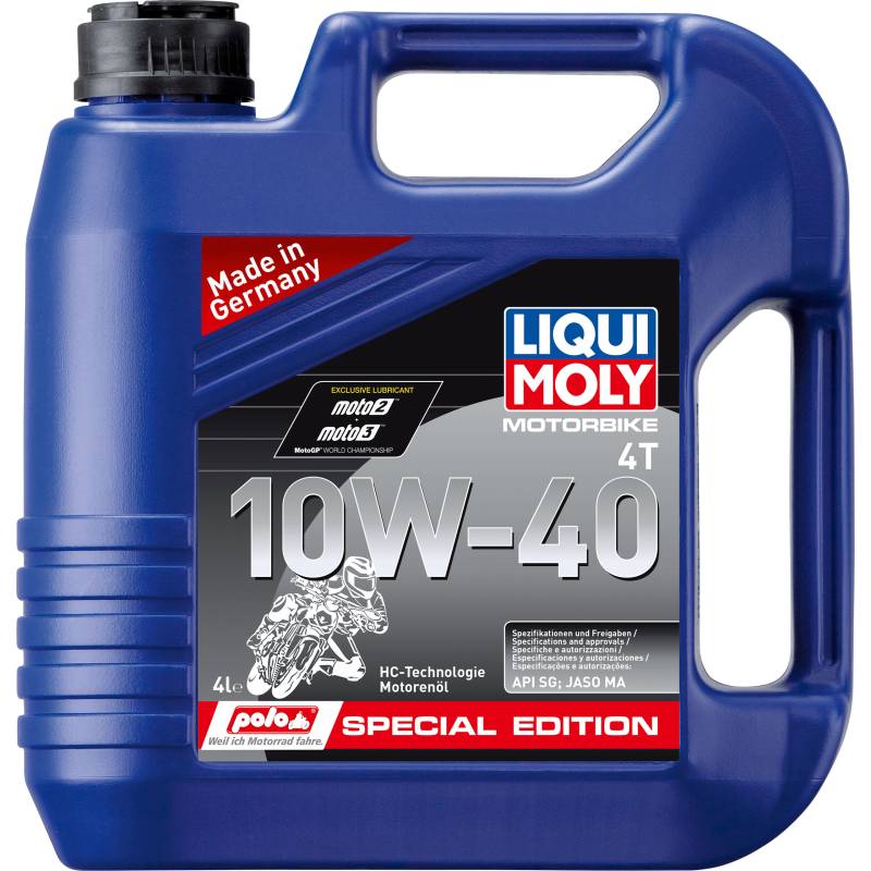 Liqui Moly Motoröl Motorbike 4T 10W-40 Polo-Special Edition 4 Liter von Liqui Moly