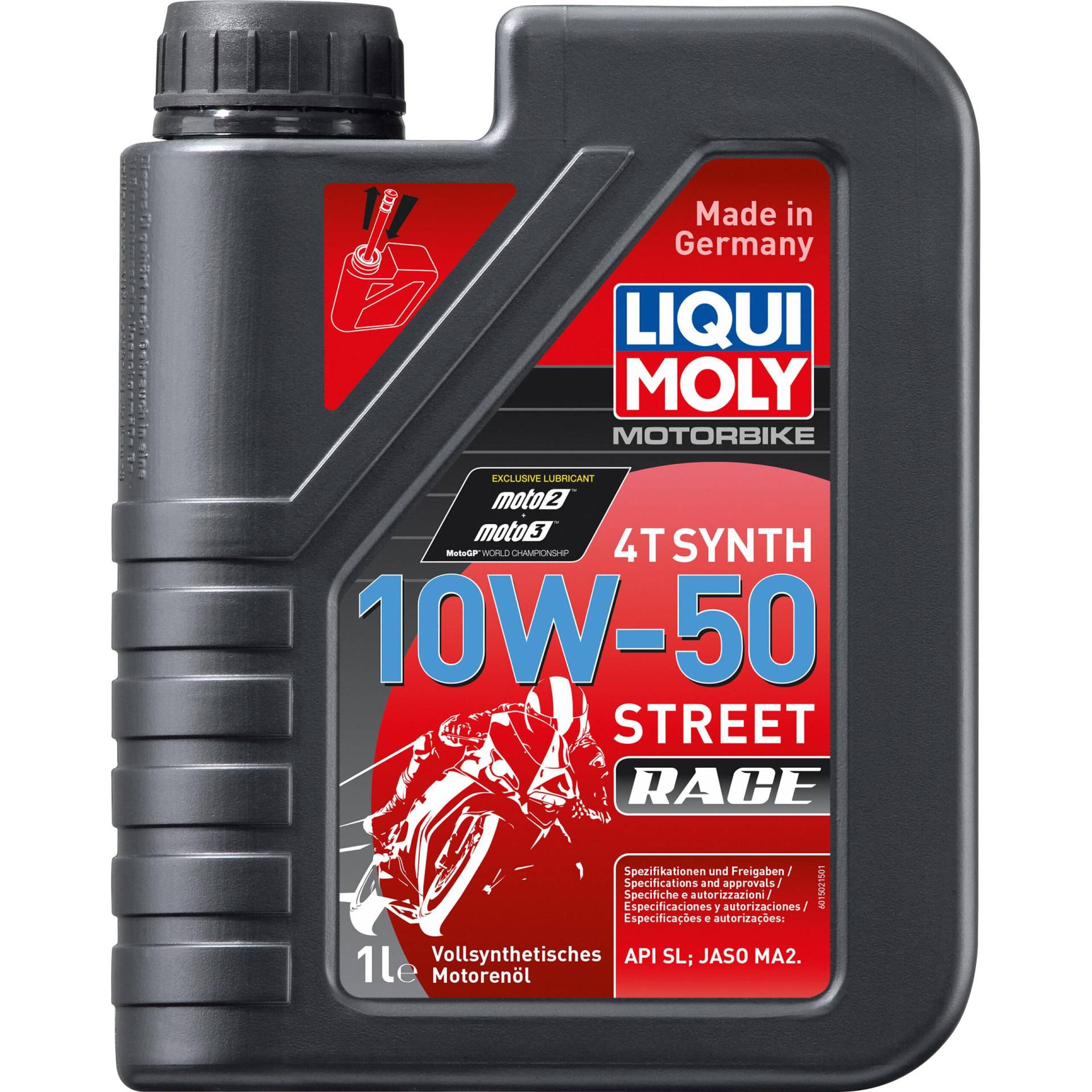 Liqui Moly Motoröl Motorbike 4T 10W-50 Street Race Vollsynthet. 1 Liter von Liqui Moly