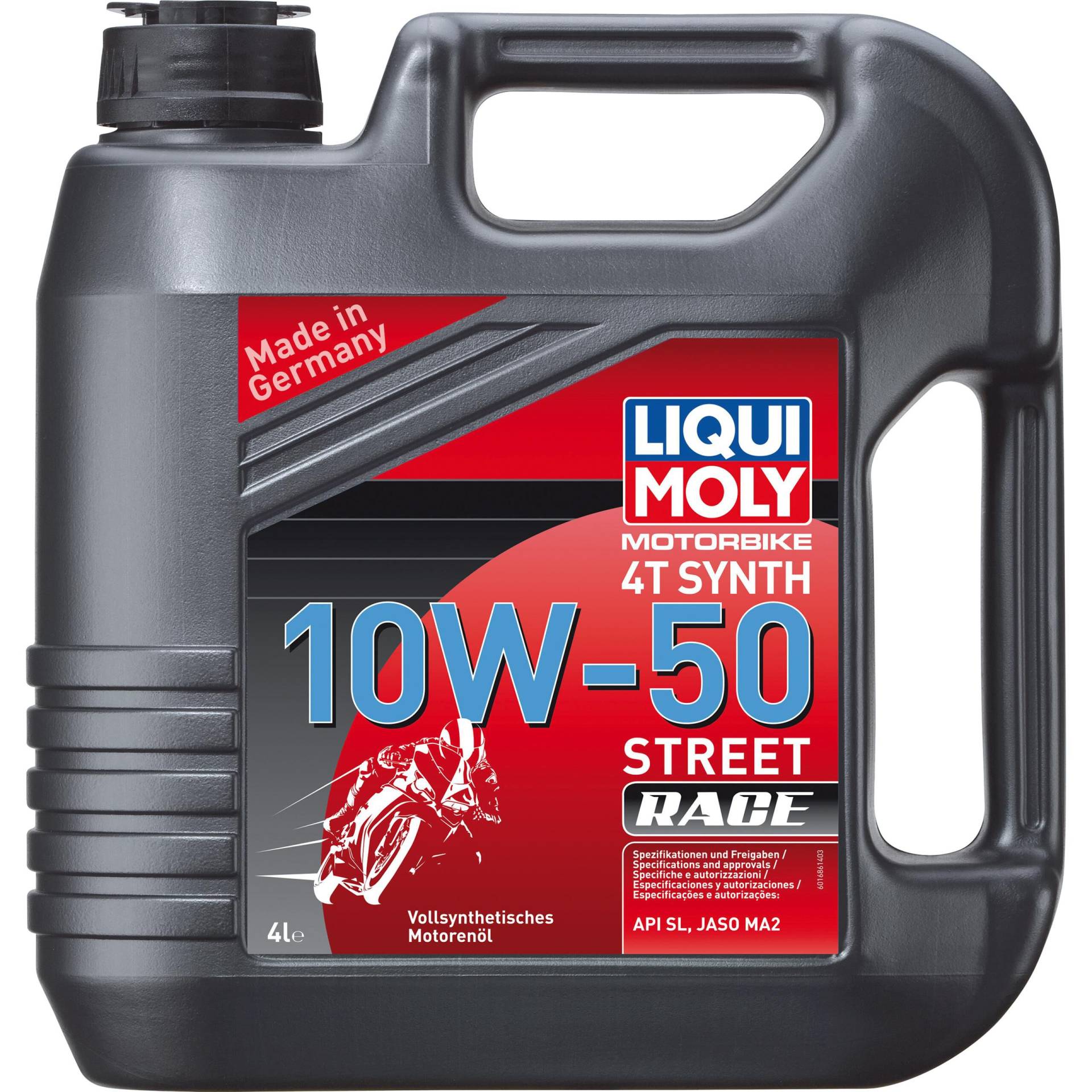 Liqui Moly Motoröl Motorbike 4T 10W-50 Street Race Vollsynthet. 4 Liter von Liqui Moly