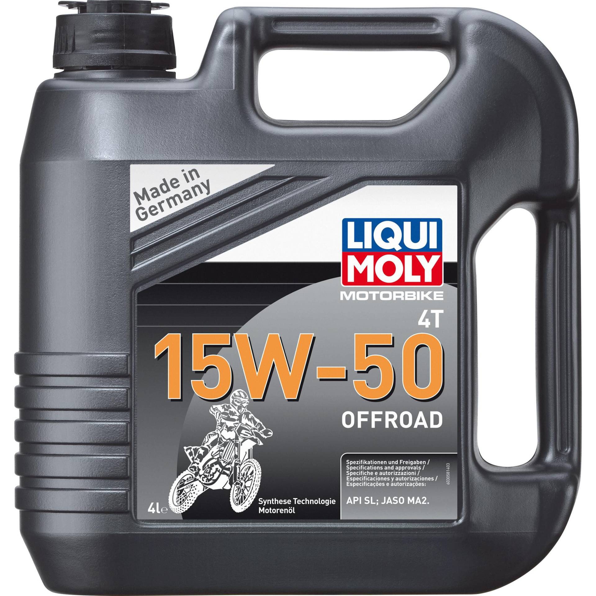 Liqui Moly Motoröl Motorbike 4T 15W-50 Offroad 4 Liter von Liqui Moly