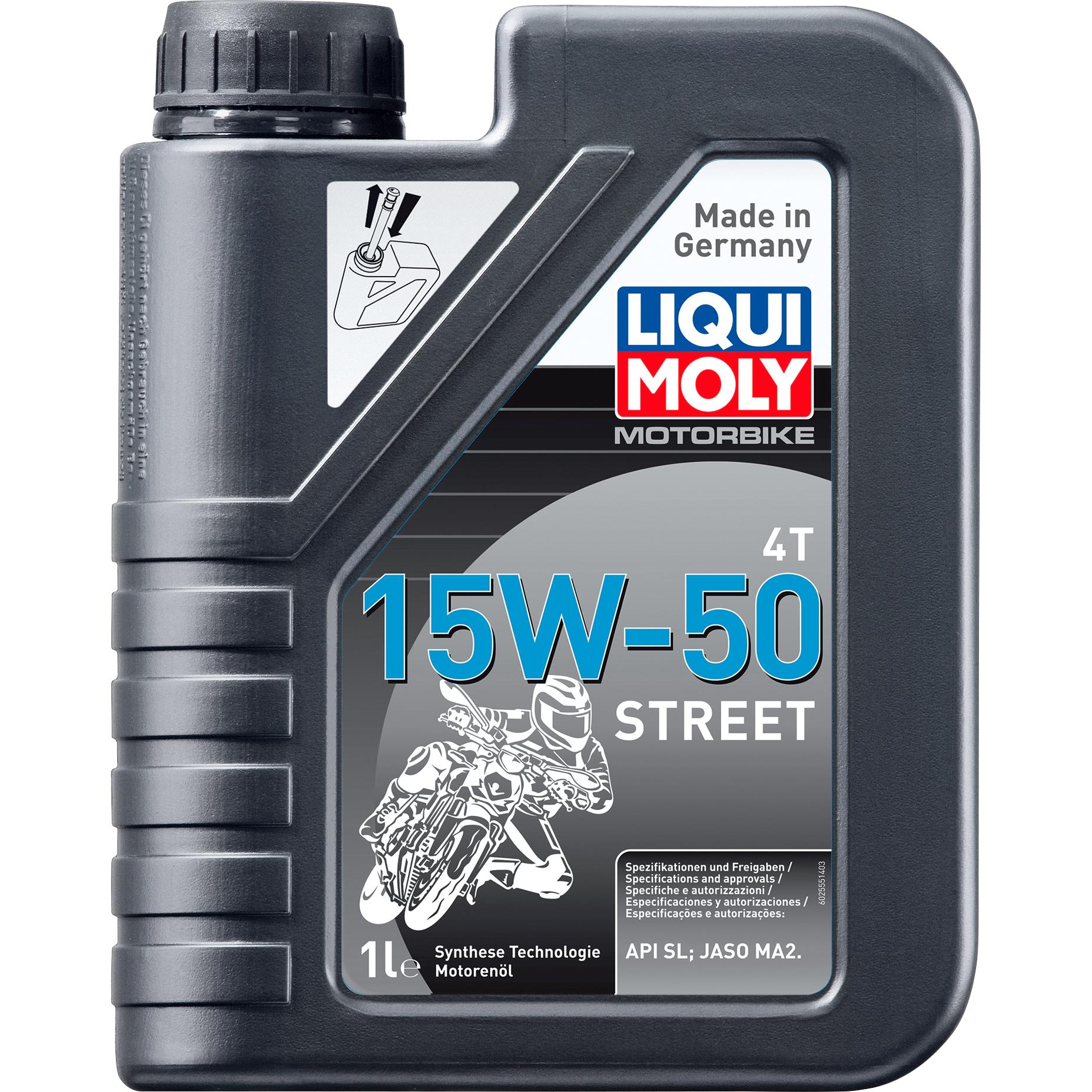 Liqui Moly Motoröl Motorbike 4T 15W-50 Street 1 Liter von Liqui Moly