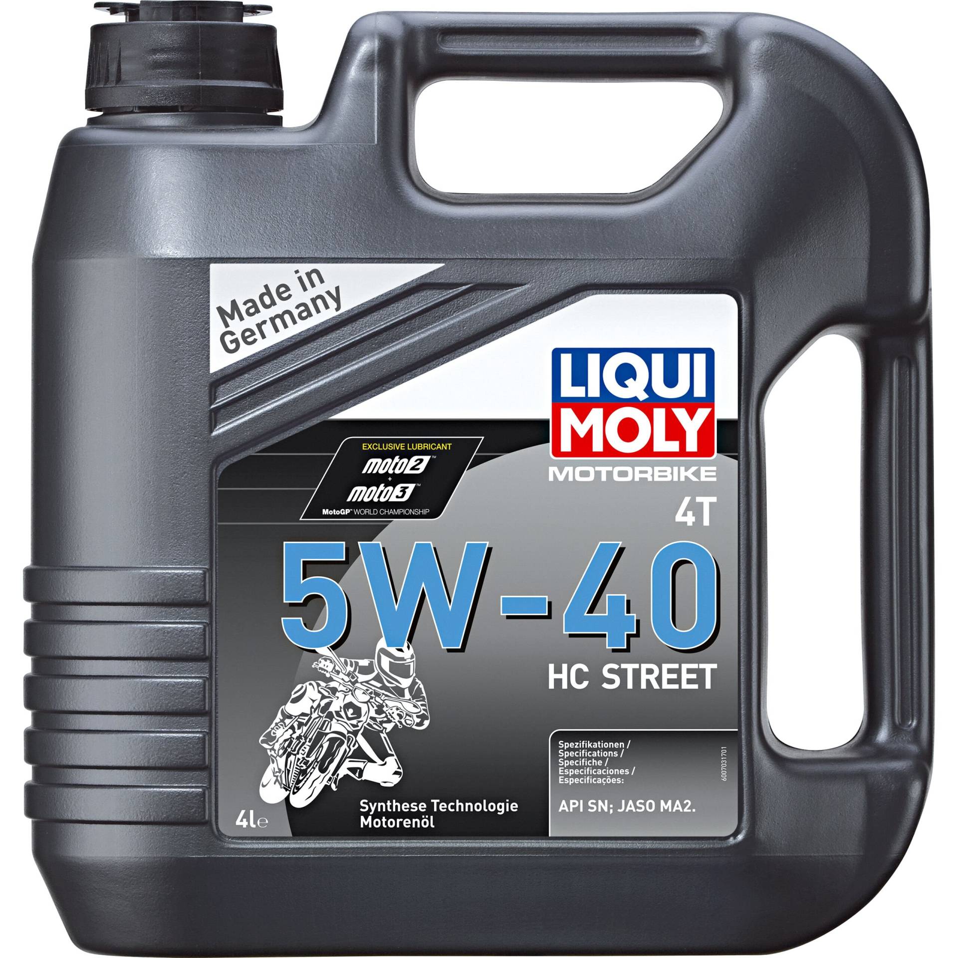 Liqui Moly Motoröl Motorbike 4T 5W-40 HC Street 4 Liter von Liqui Moly