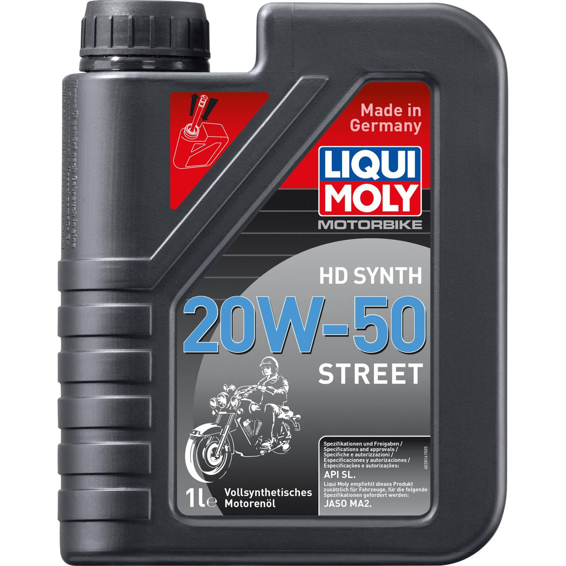 Liqui Moly Motoröl Motorbike 4T HD 20W-50 Street 1 Liter von Liqui Moly