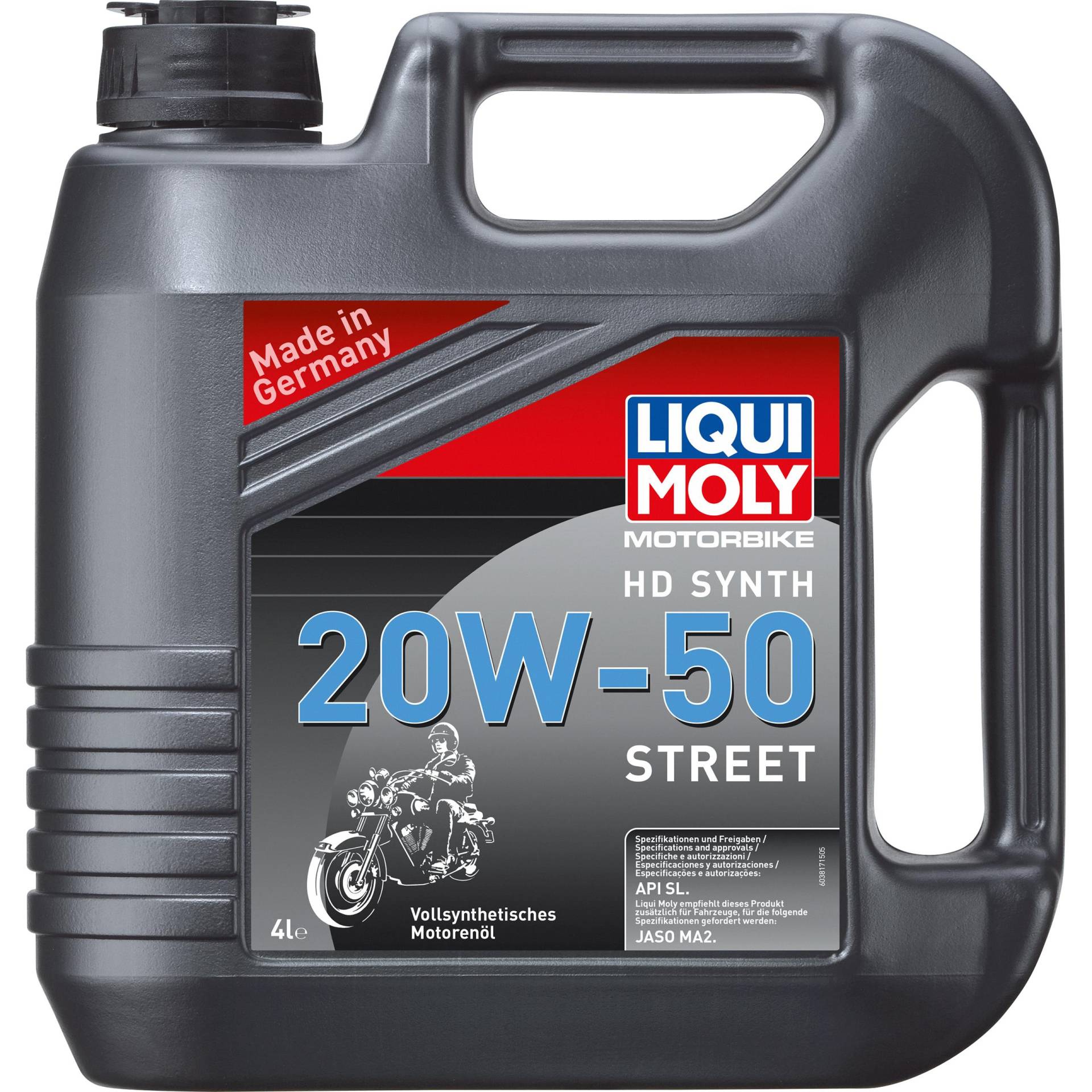 Liqui Moly Motoröl Motorbike 4T HD 20W-50 Street 4 Liter von Liqui Moly