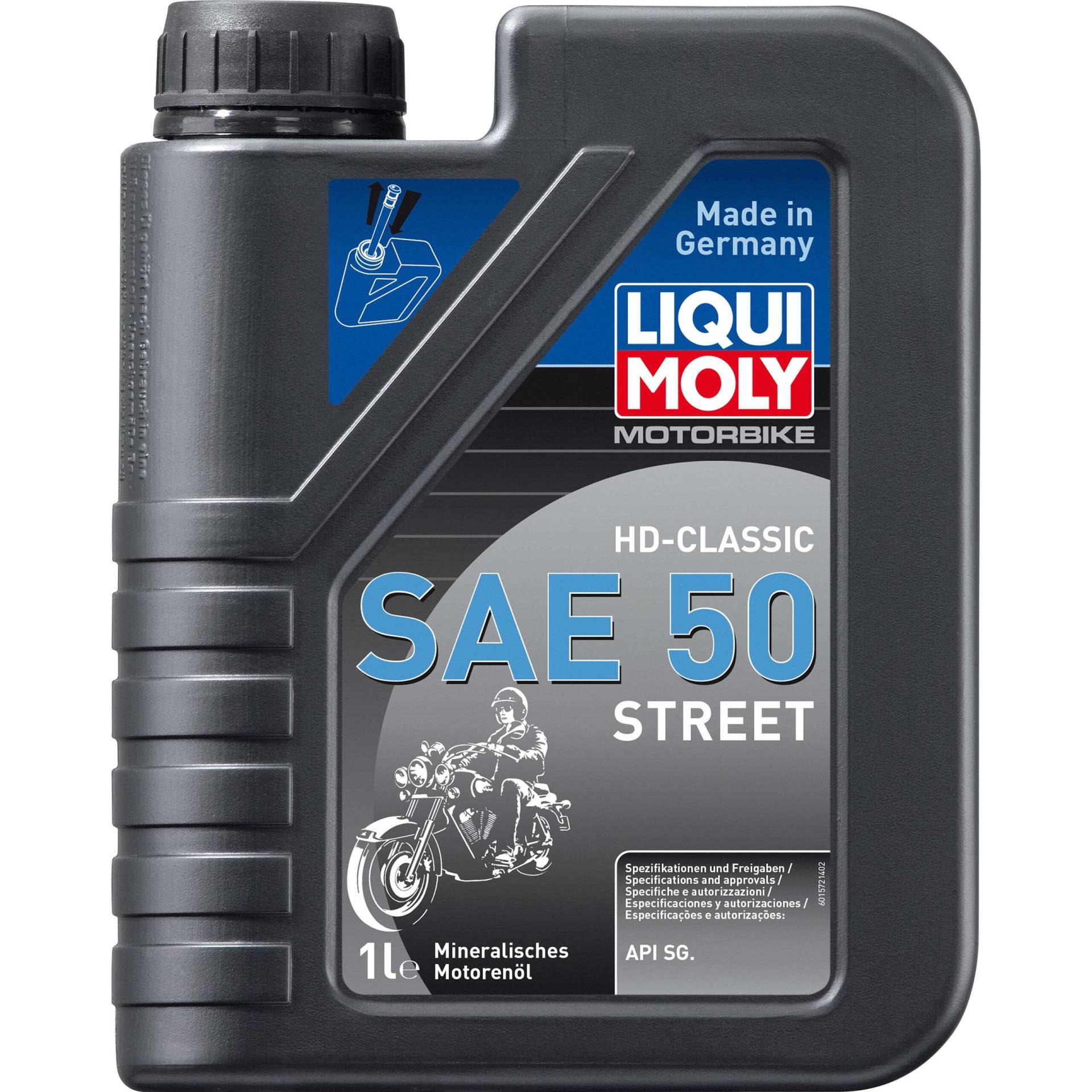 Liqui Moly Motoröl Motorbike 4T HD-Classic SAE 50 Street 1 Liter von Liqui Moly