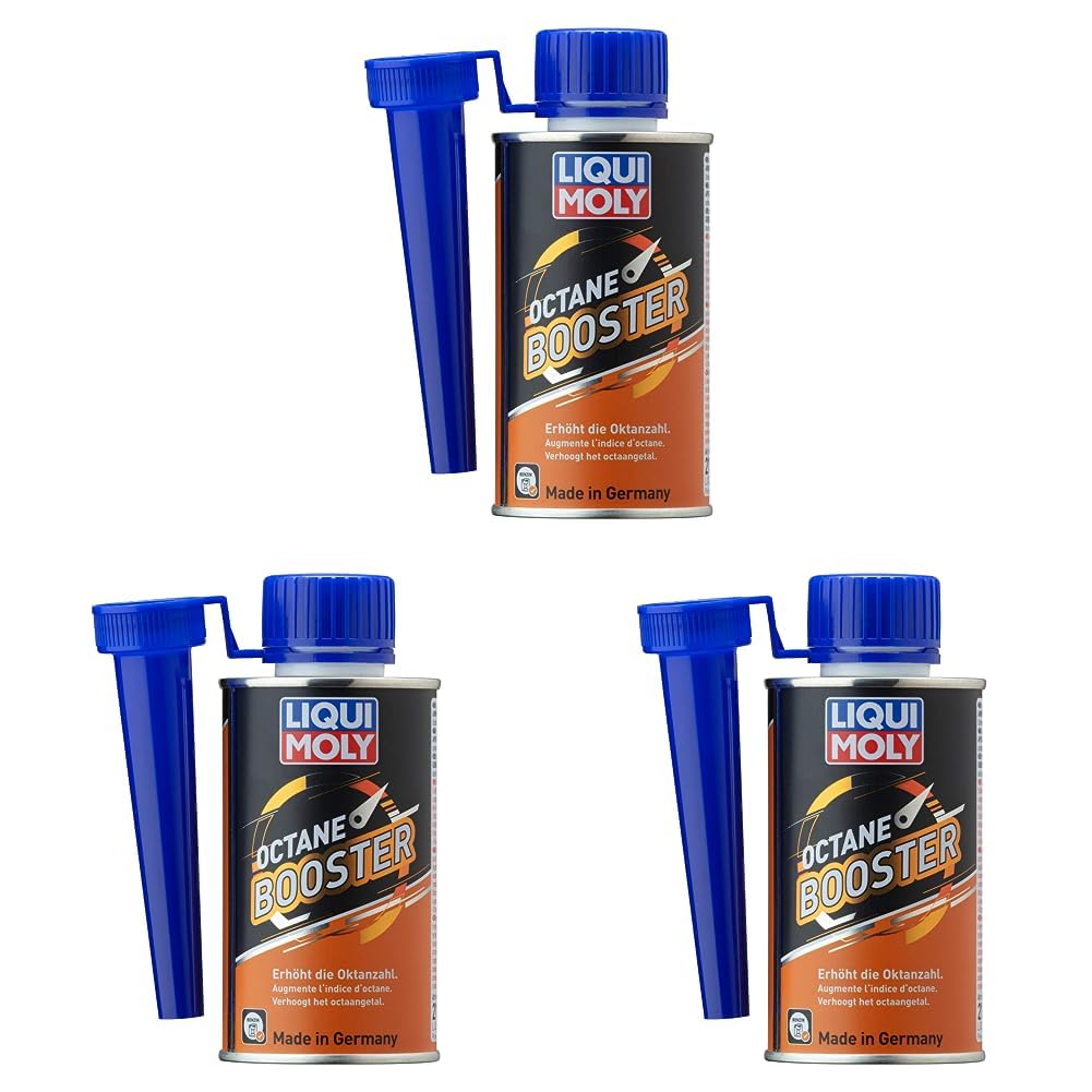 Liqui Moly Octane Booster | 200 ml | Benzinadditiv | Art.-Nr.: 21280 (Packung mit 3) von Liqui Moly