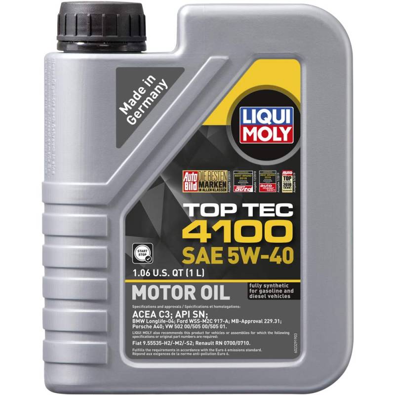 LIQUI MOLY 9510 Toptech Motoröl HC 4100 5w40 1L von Liqui Moly