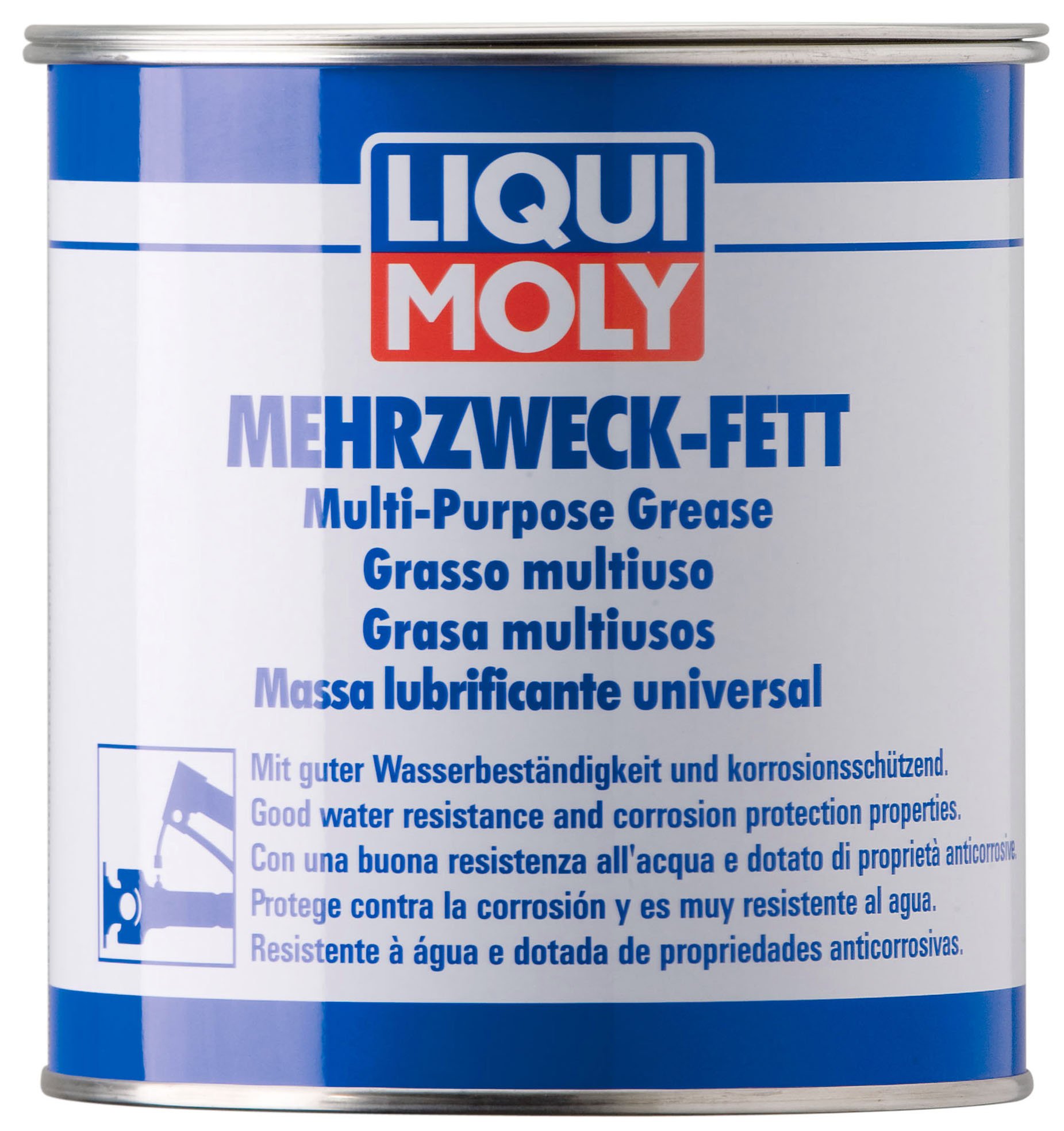 LIQUI MOLY Mehrzweckfett | 1 kg | Lithium Fett | Art.-Nr.: 3553, farblos von Liqui Moly