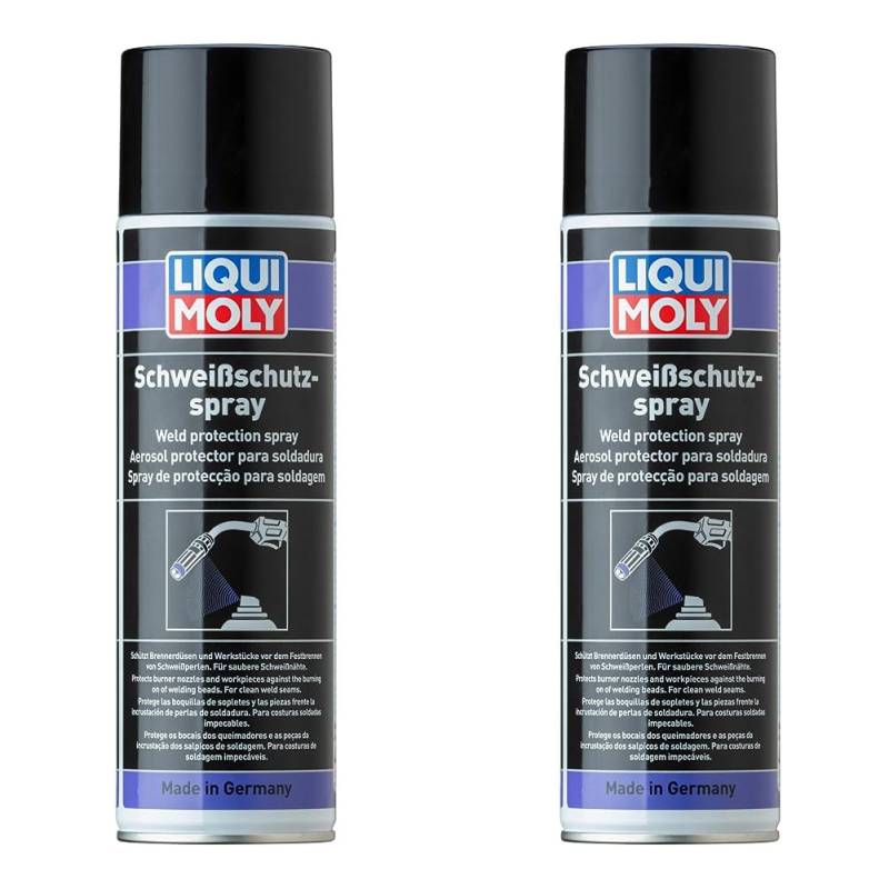 Liqui Moly Schweißschutzspray | 500 ml | Korrosionsschutz | Rostlöser | Art.-Nr.: 4086 (Packung mit 2) von Liqui Moly