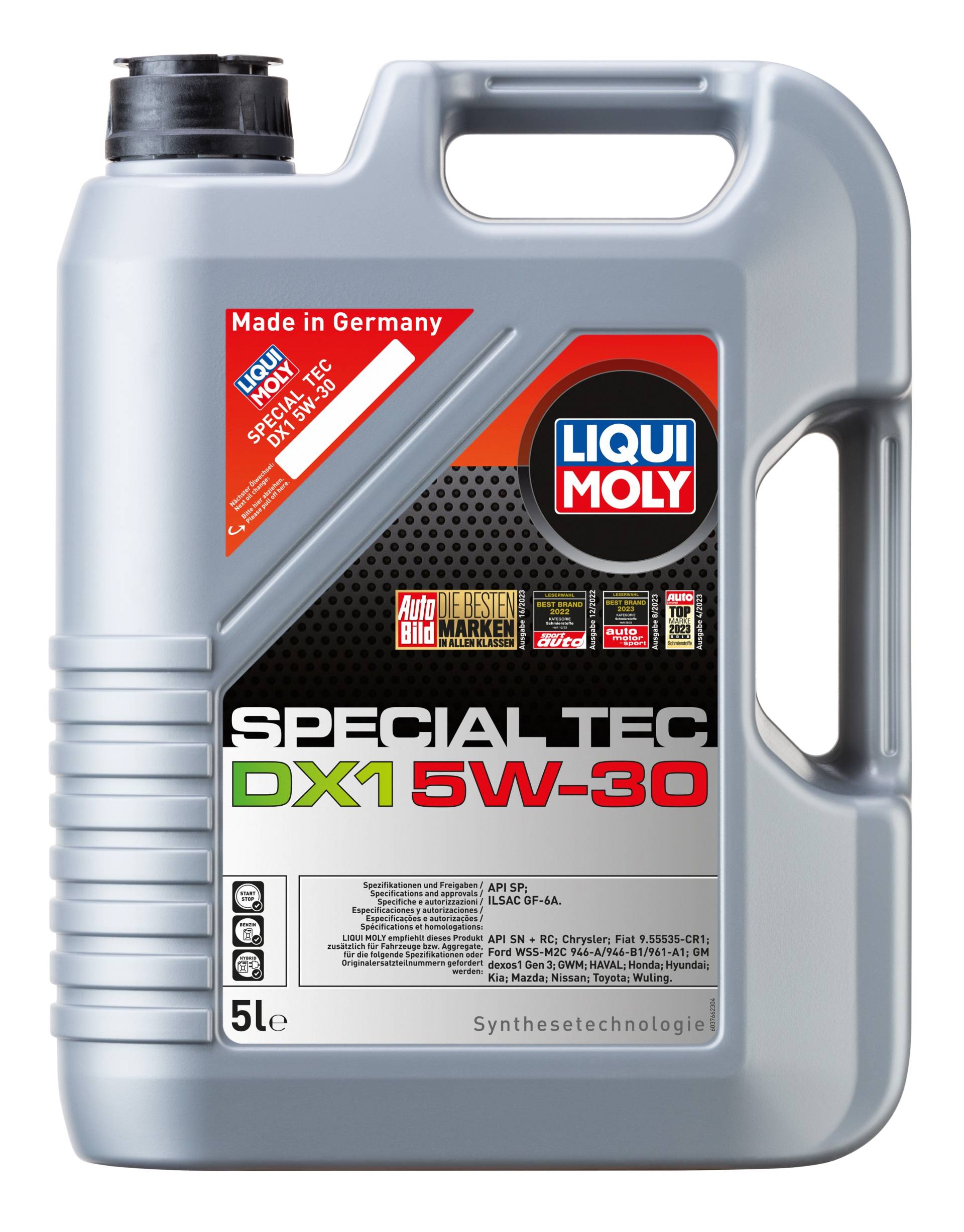 Liqui Moly Special Tec DX1 5W-30 Motorenöl, 5 Liter von Liqui Moly