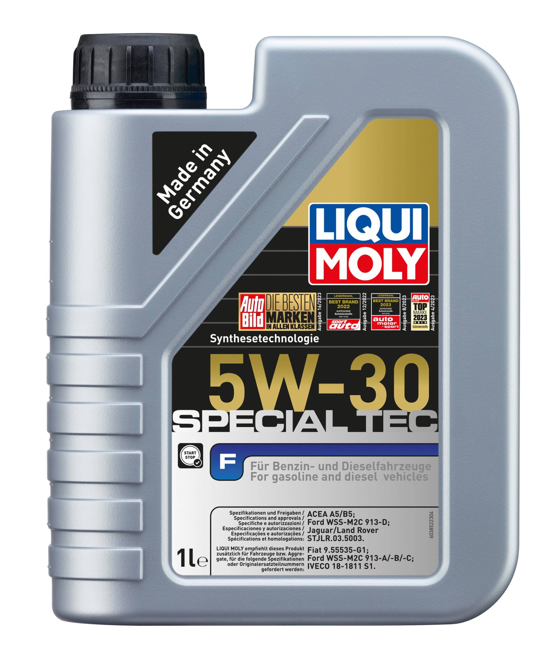 Liqui Moly Special Tec F 5W-30 Motoröl , 1 Liter von Liqui Moly