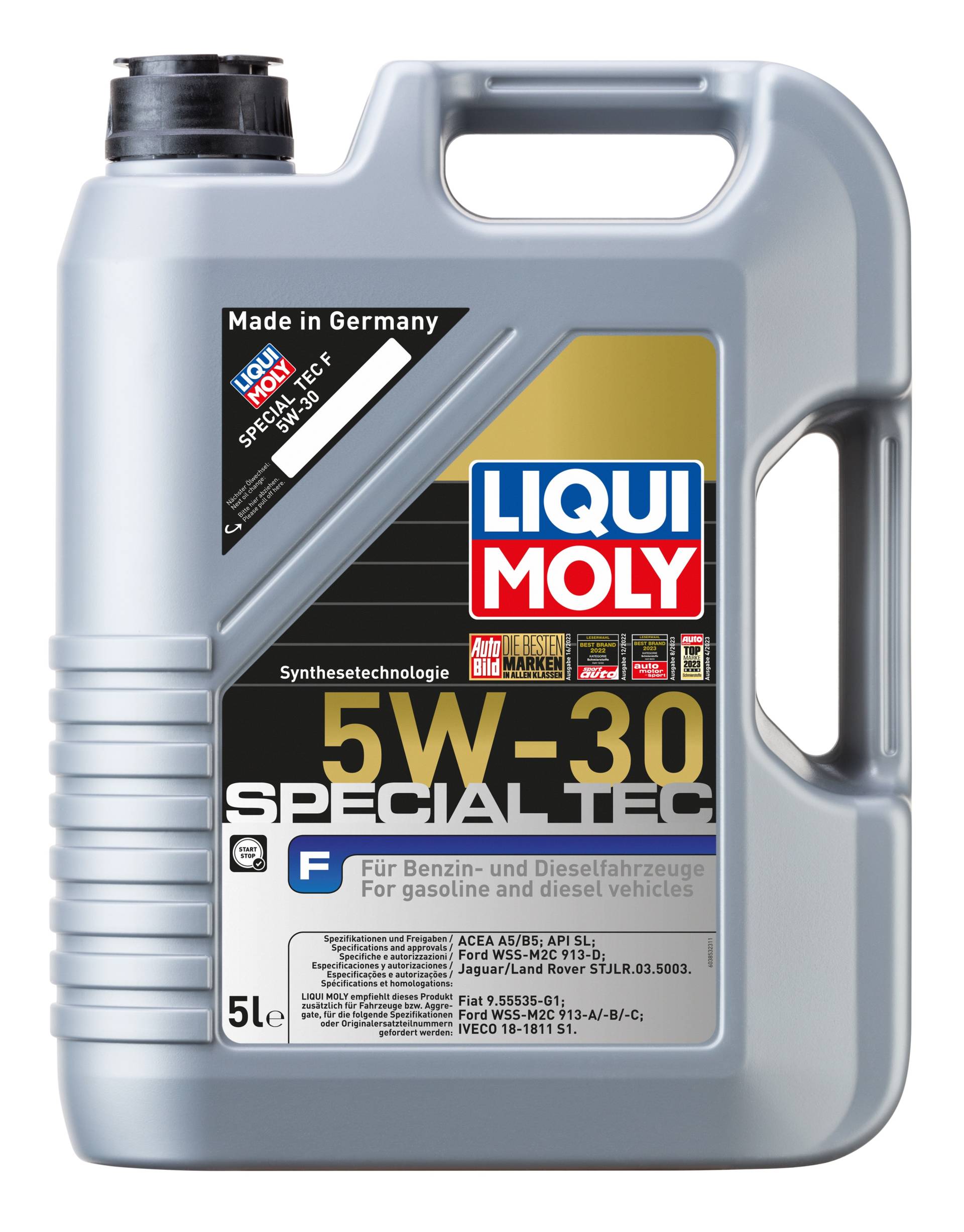 Liqui Moly Special Tec F 5W-30 Motoröl , 5 Liter von Liqui Moly