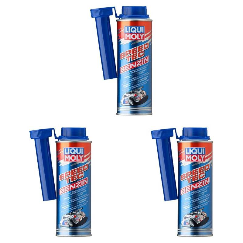 Liqui Moly Speed Tec Benzin | 250 ml | Benzinadditiv | Art.-Nr.: 3720 (Packung mit 3) von Liqui Moly