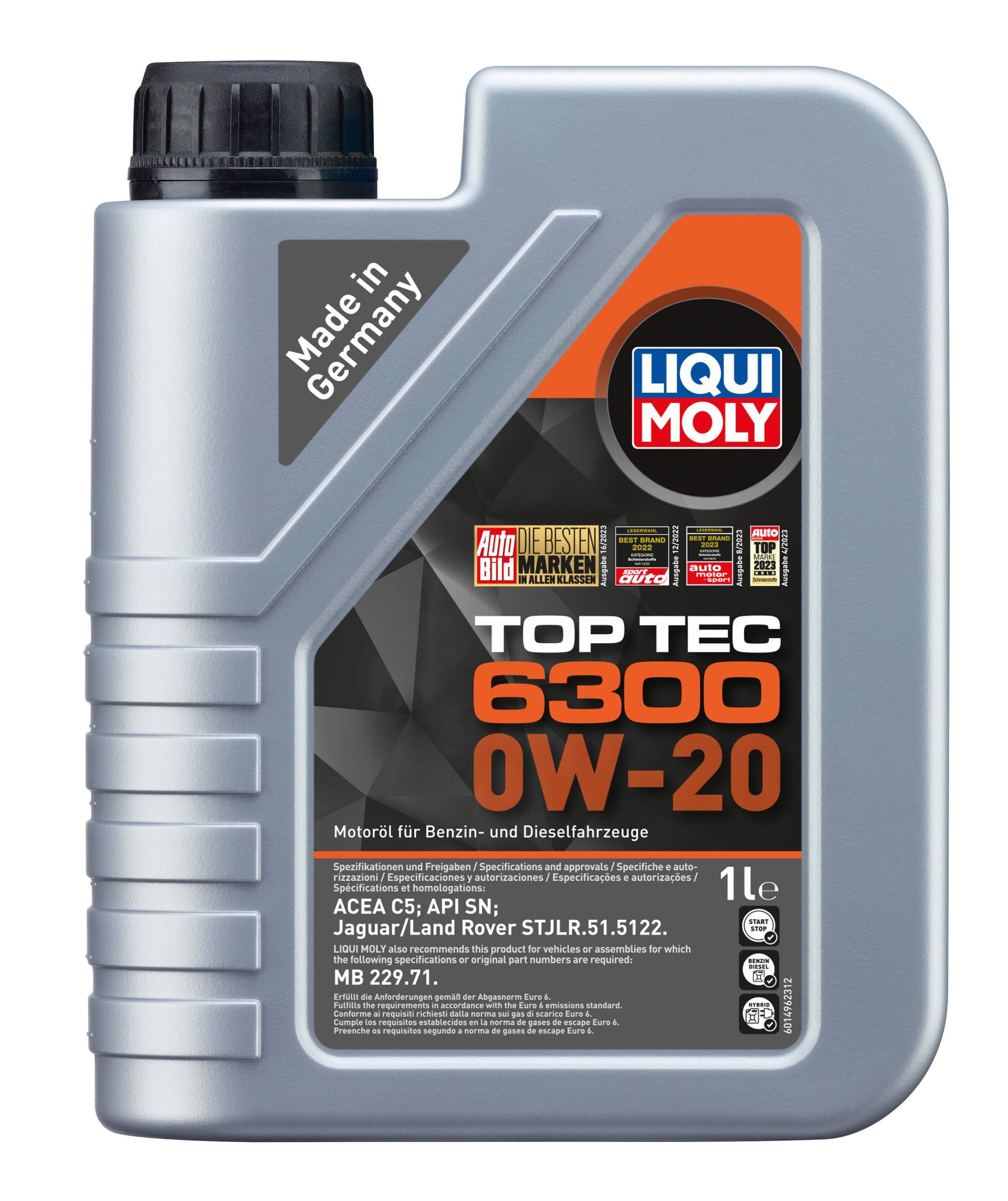 Liqui Moly Top Tec 6300 0W-20 1 L von Liqui Moly