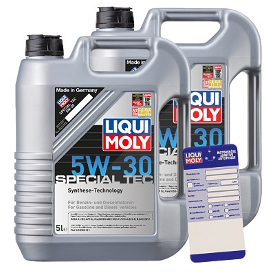 Liqui Moly 10 L Special Tec 5W-30 + Ölwechsel-Anhänger von Liqui Moly