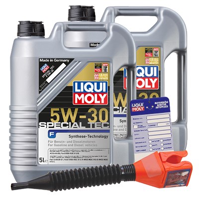 Liqui Moly 10 L Special Tec F 5W-30 + Ölwechsel-Anhänger von Liqui Moly