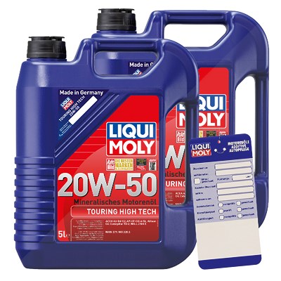 Liqui Moly 10 L Touring High Tech 20W-50 + Ölwechsel-Anhänger von Liqui Moly