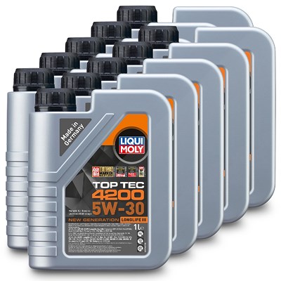 Liqui Moly 10x 1 L Top Tec 4200 5W-30 [Hersteller-Nr. 3706] von Liqui Moly