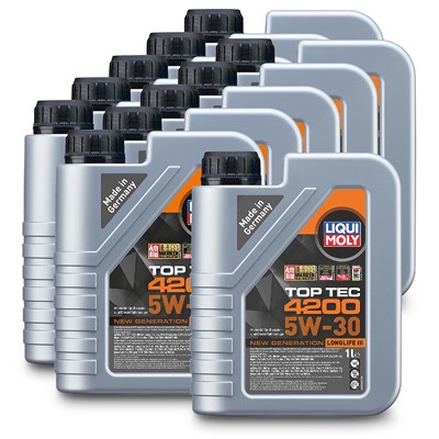 Liqui Moly 11x 1 L Top Tec 4200 5W-30 [Hersteller-Nr. 3706] von Liqui Moly